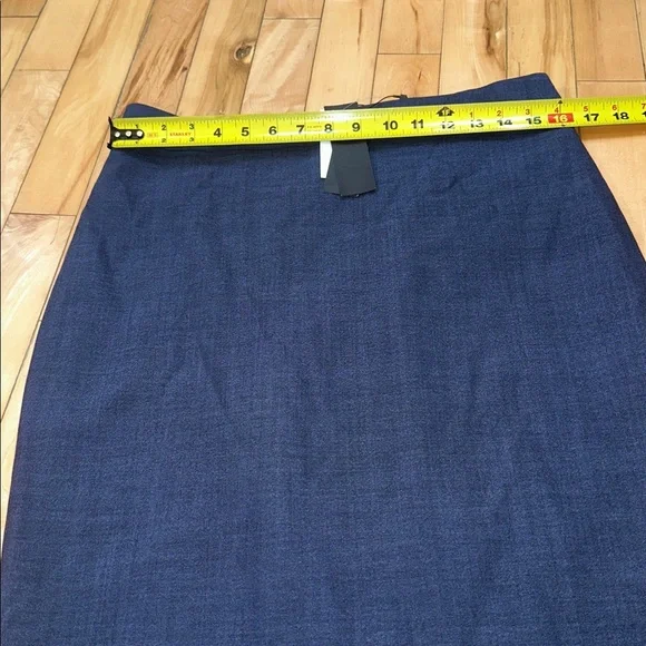 BNWT Banana Republic Dark Blue Wool Pencil Skirt - Picture 7 of 7